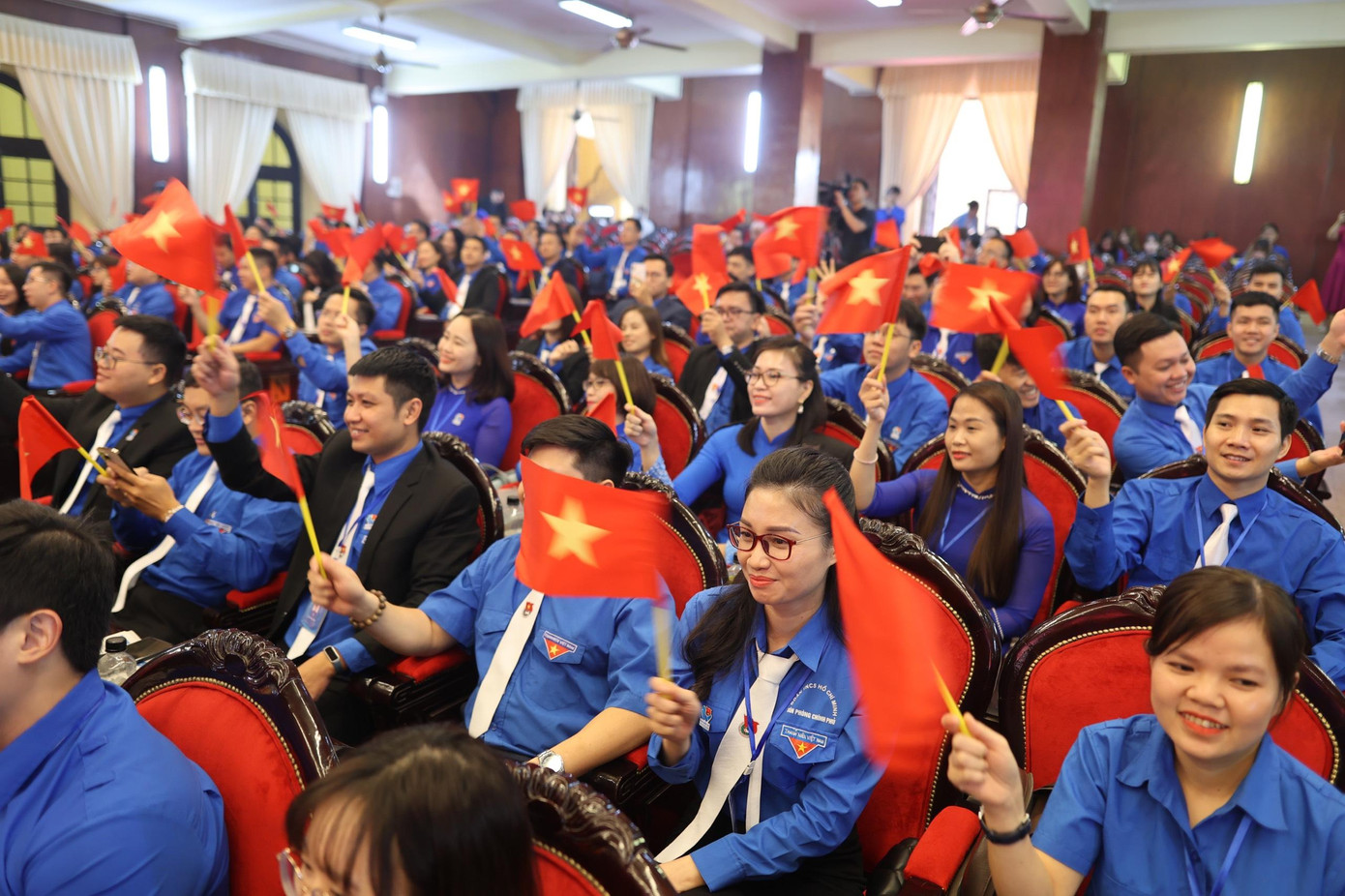 Các đại biểu tại phiên trọng thể (Ảnh: Như Ý) Các đại biểu tại phiên trọng thể (Ảnh: Như Ý)