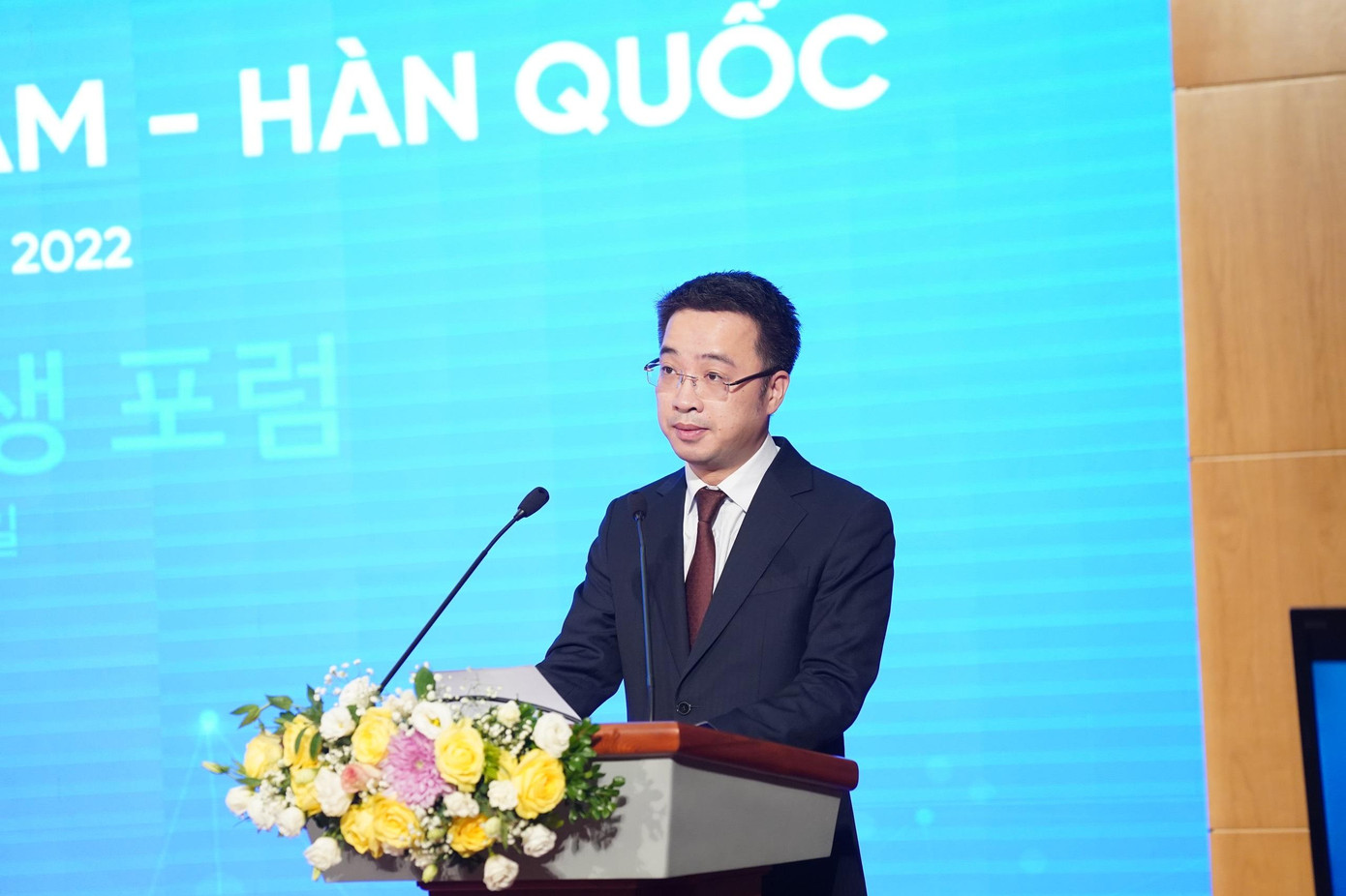 Bí thư T.Ư Đoàn Nguyễn Tường Lâm phát biểu tại lễ khai mạc. Ảnh: Ngọc Thắng Bí thư T.Ư Đoàn Nguyễn Tường Lâm phát biểu tại lễ khai mạc. Ảnh: Ngọc Thắng