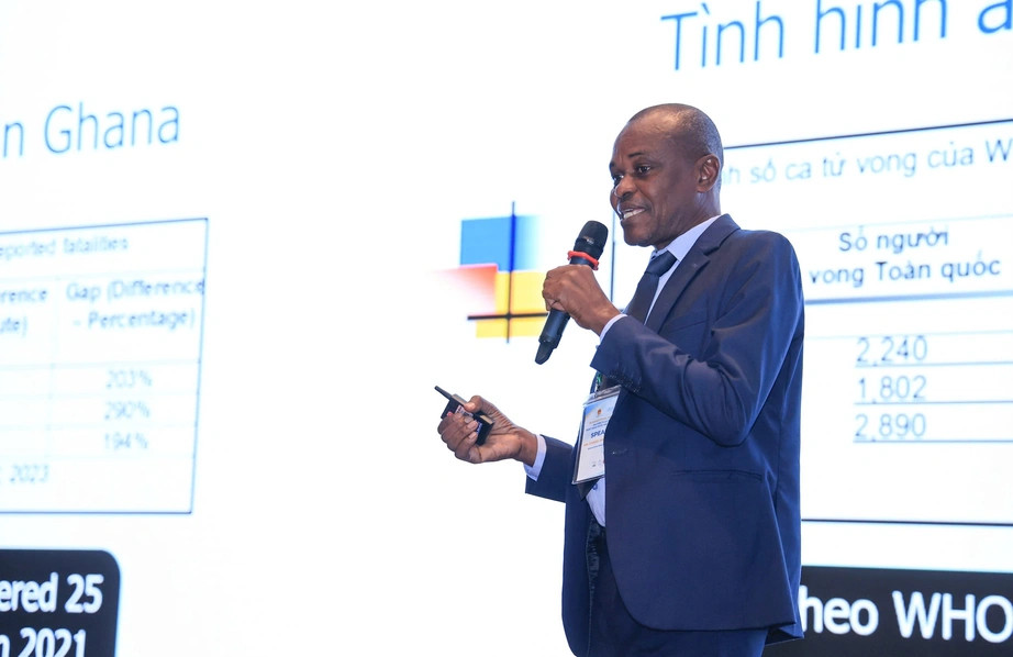 Ông Daniel Hardy Wuaku - cố vấn kỹ thuật an toàn giao thông đường bộ, cơ quan an toàn đường bộ quốc gia Ghana.