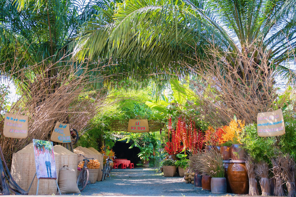 Cổng cưới đặc sắc do anh trai trang trí tặng em gái trong ngày cưới Cổng cưới đặc sắc do anh trai trang trí tặng em gái trong ngày cưới