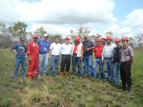 Các chuyên gia dầu khí Việt và Venezuela đang làm việc tại Junin- 2