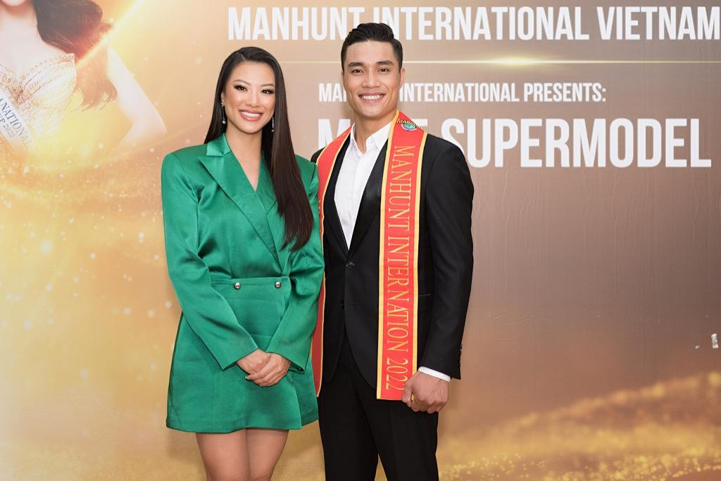 Á hậu Kim Duyên và thí sinh Trần Mạnh Kiên