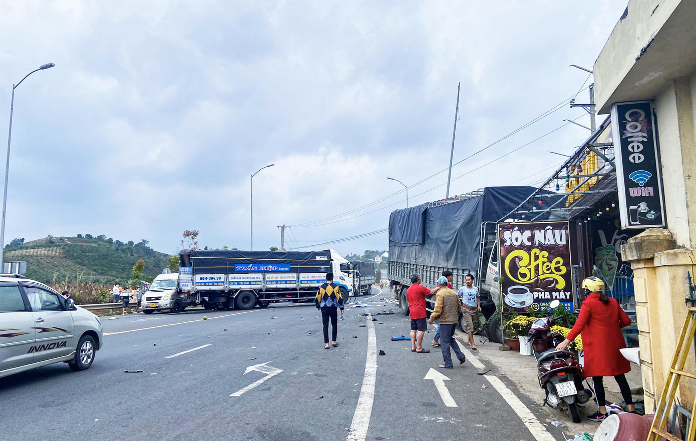 Hiện trường vụ tai nạn