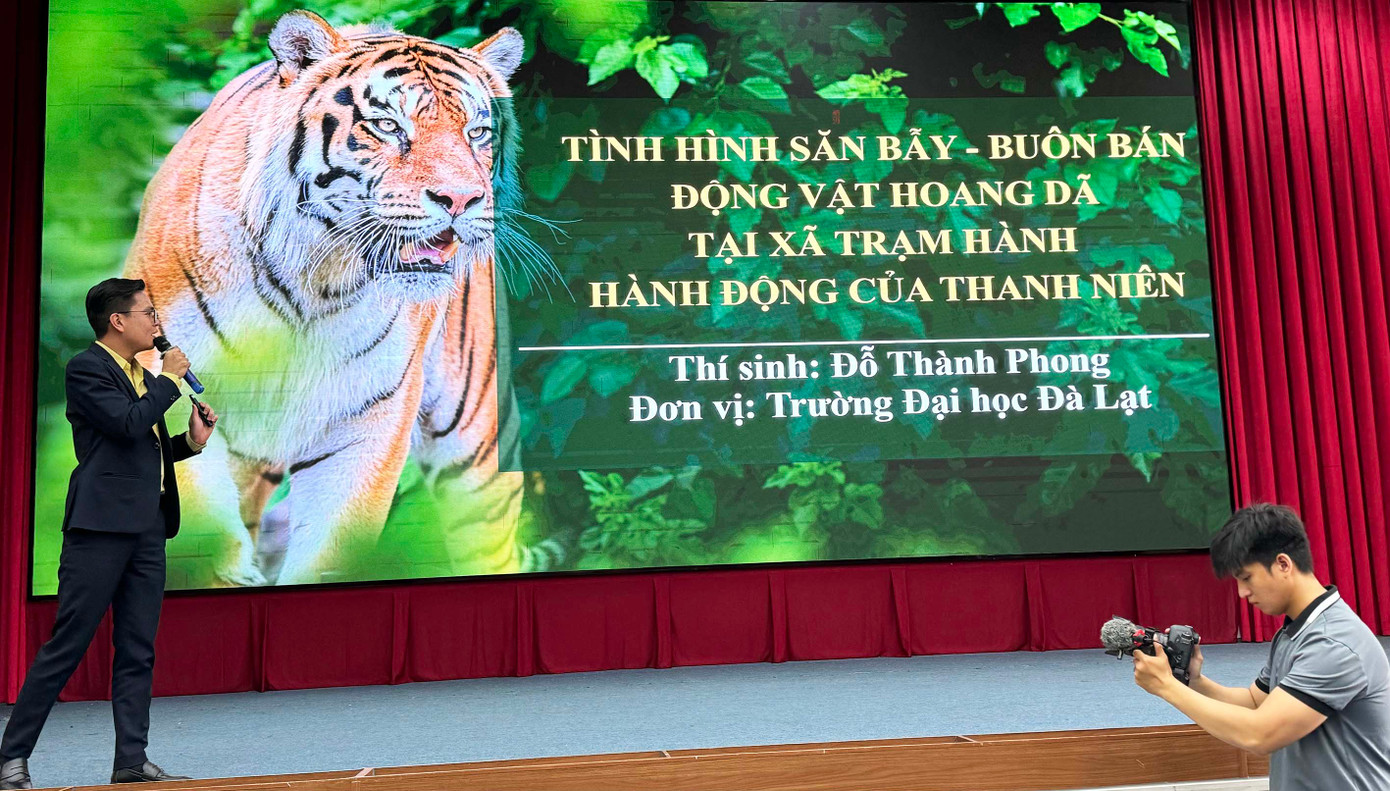 Sinh viên Đại học Đà Lạt chia sẻ quan điểm về săn bắt, mua bán ĐVHD