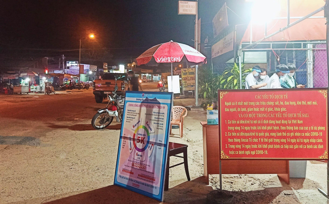 Chốt kiểm dịch số 4 - xã Đạ Rsal