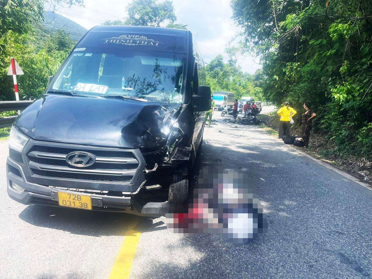 Hiện trường vụ tai nạn