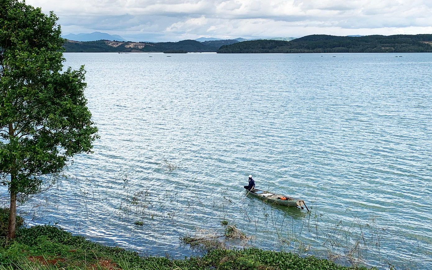 Hồ Đại Ninh ở phía Nam sông Đa Nhim