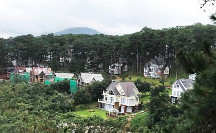 Một góc Khu du lịch Lan Anh Đà Lạt