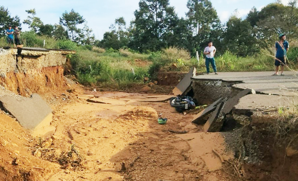 Hiện trường vụ tai nạn