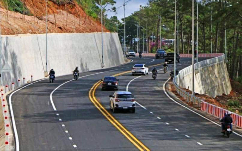 Đèo Prenn vừa được nâng cấp mở rộng