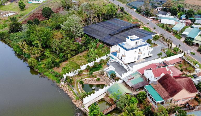 Toàn cảnh công trình vi phạm Toàn cảnh công trình vi phạm