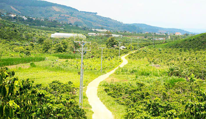 Một góc huyện Lâm Hà, Lâm Đồng