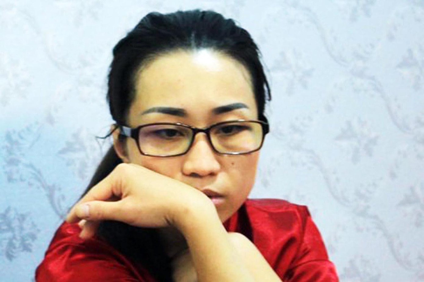 Hà Lê Trúc Khanh tại cơ quan điều tra