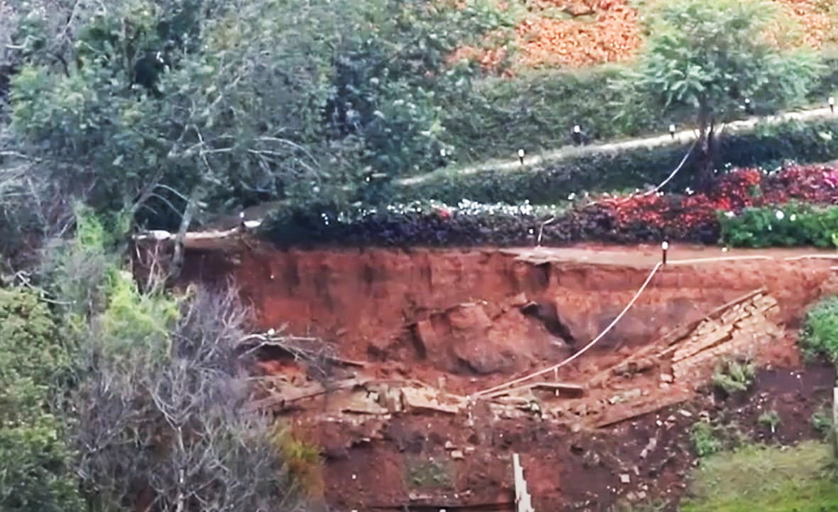 Sạt trượt ta luy tại công trình Sạt trượt ta luy tại công trình