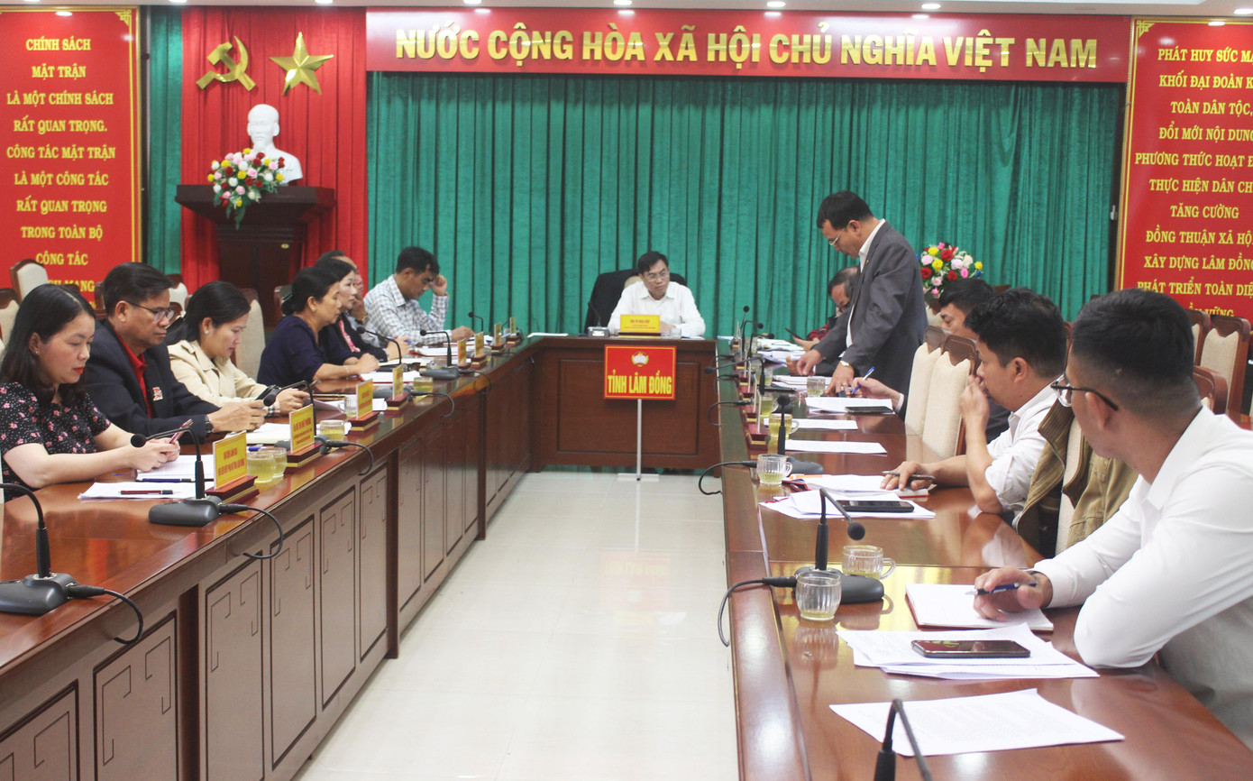 Ủy ban MTTQ Việt Nam tỉnh Lâm Đồng triển khai Tháng cao điểm Vì người nghèo Ủy ban MTTQ Việt Nam tỉnh Lâm Đồng triển khai Tháng cao điểm Vì người nghèo