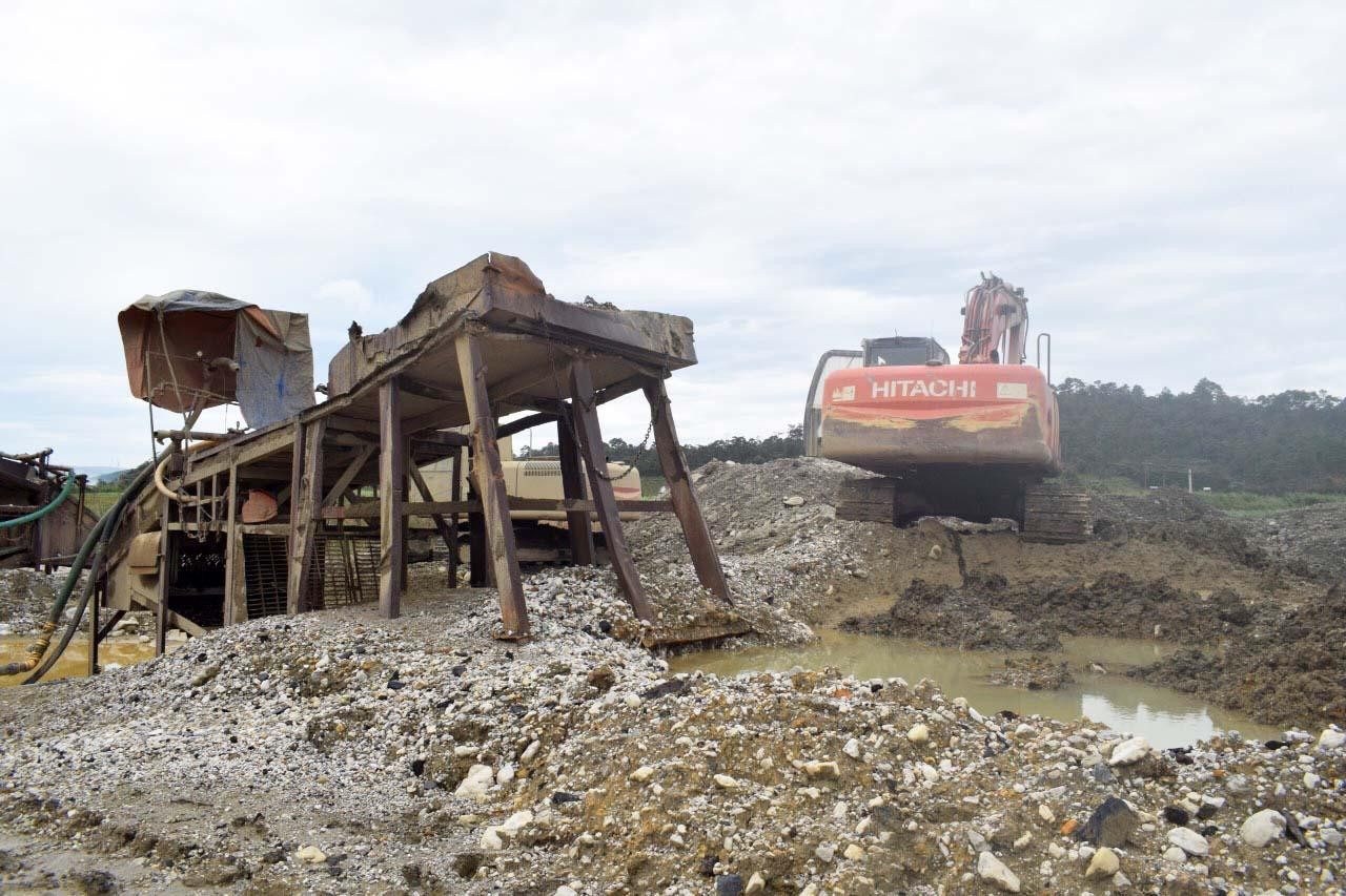 Dàn sàng lọc tuyển quặng vàng
