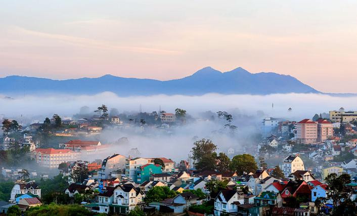 Phố sương Đà Lạt. Ảnh:Thụy Trang Phố sương Đà Lạt. Ảnh:Thụy Trang