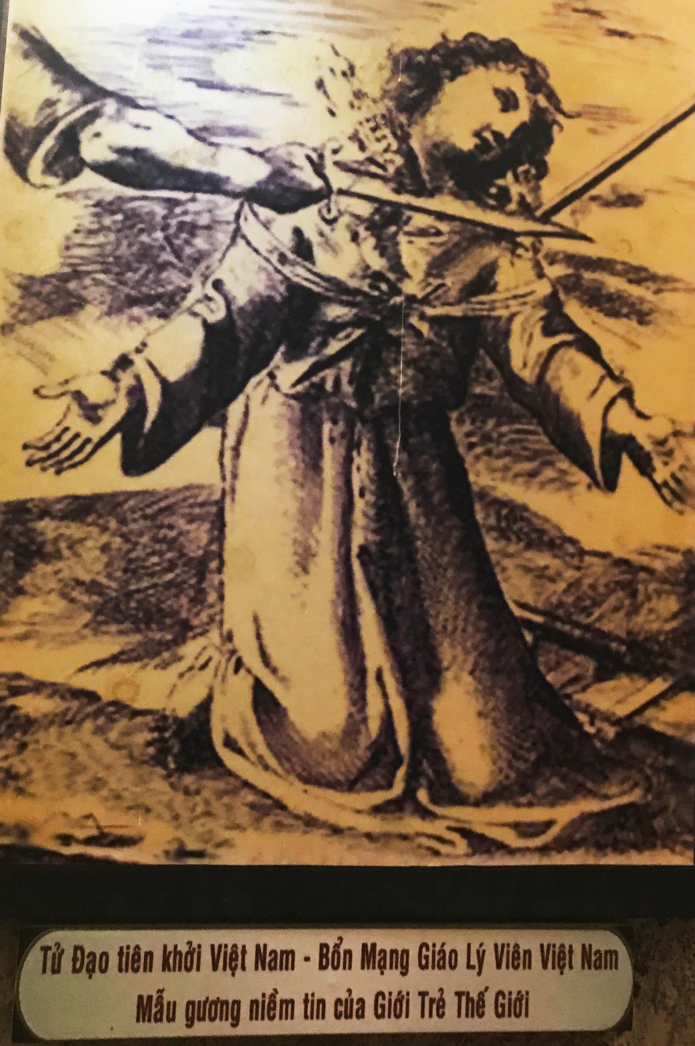 Tác phẩm nghệ thuật tưởng niệm thánh Anre Phú Yên Tác phẩm nghệ thuật tưởng niệm thánh Anre Phú Yên