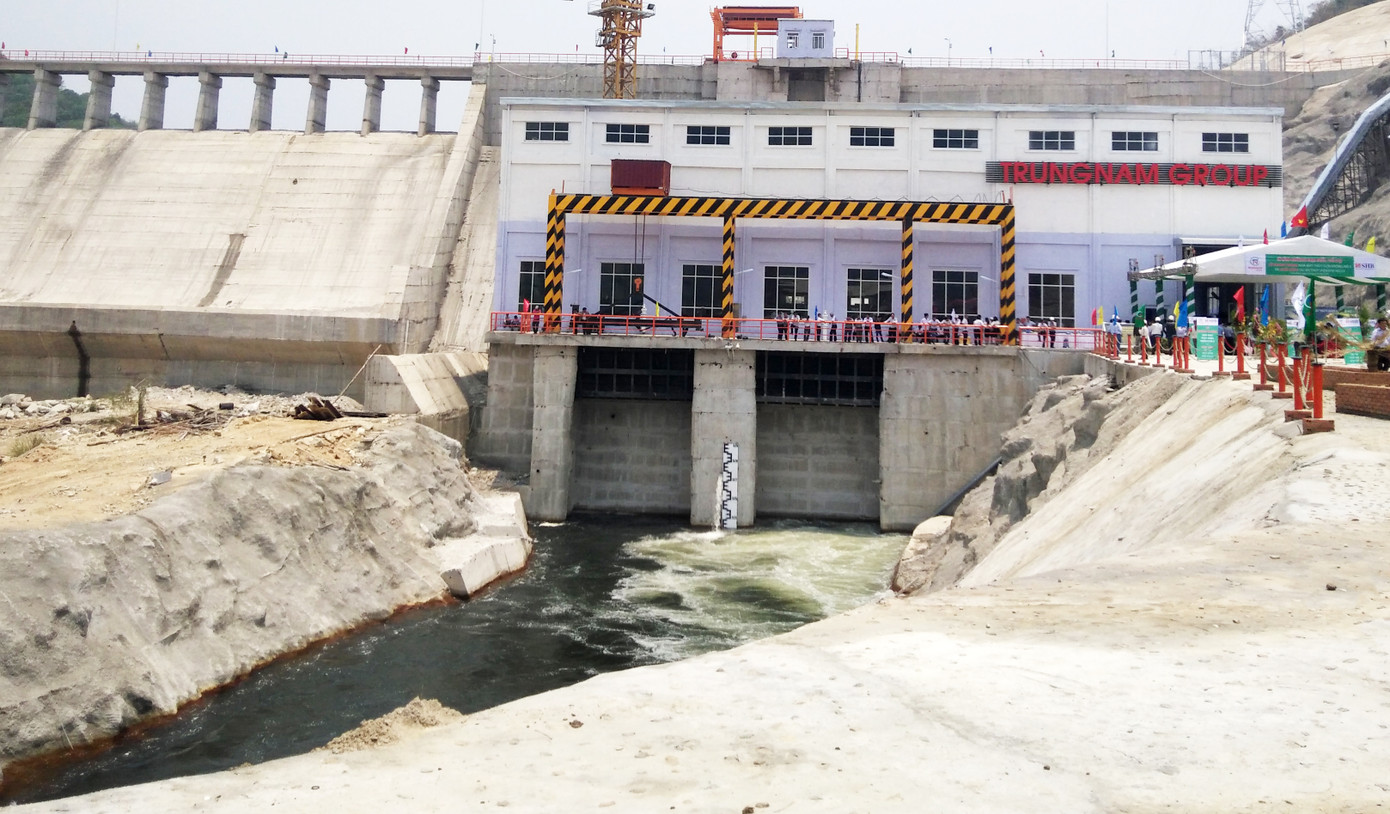 Một công trình thủy điện của Cty Trung Nam Krông Nô