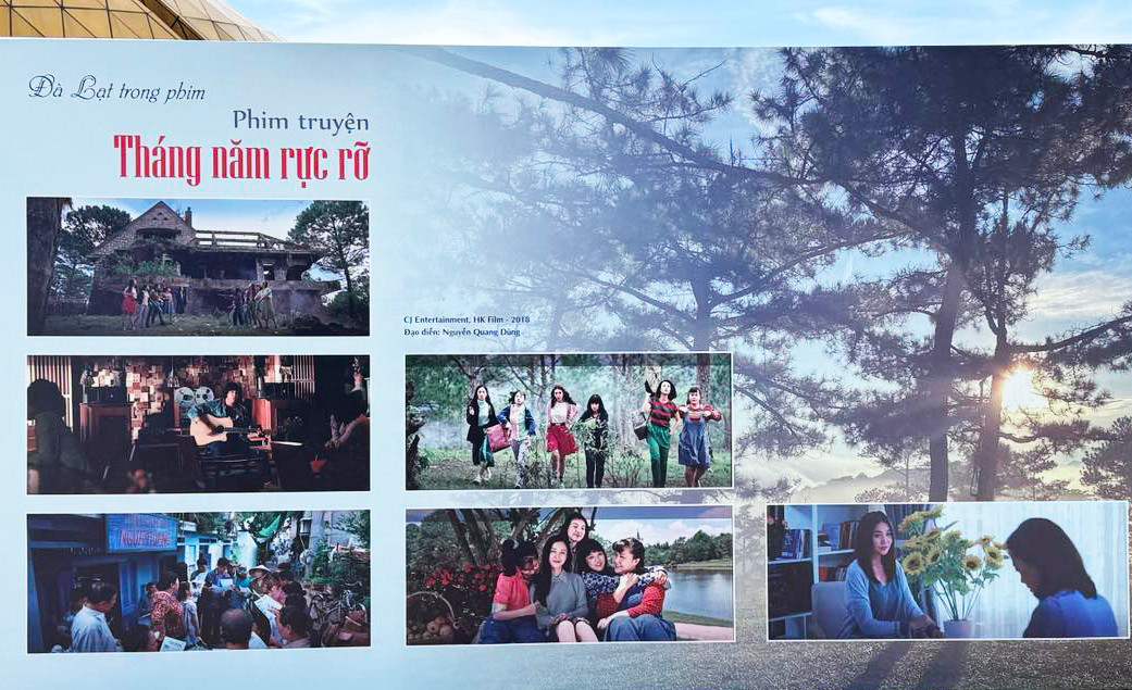 Bối cảnh một bộ phim được quay tại Đà Lạt.