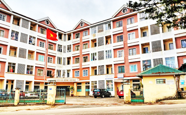 Một trong những khu nhà cho người có thu nhập thấp đầu tiên ở TP Đà Lạt