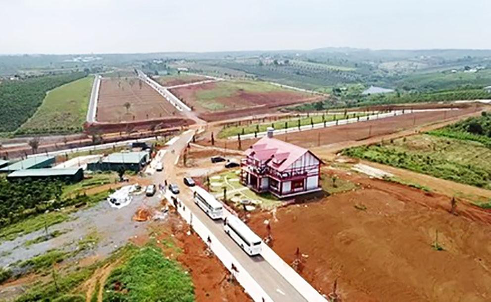 Dự án làng sinh thái không phép quảng cáo bán nền rầm rộ Dự án làng sinh thái không phép quảng cáo bán nền rầm rộ