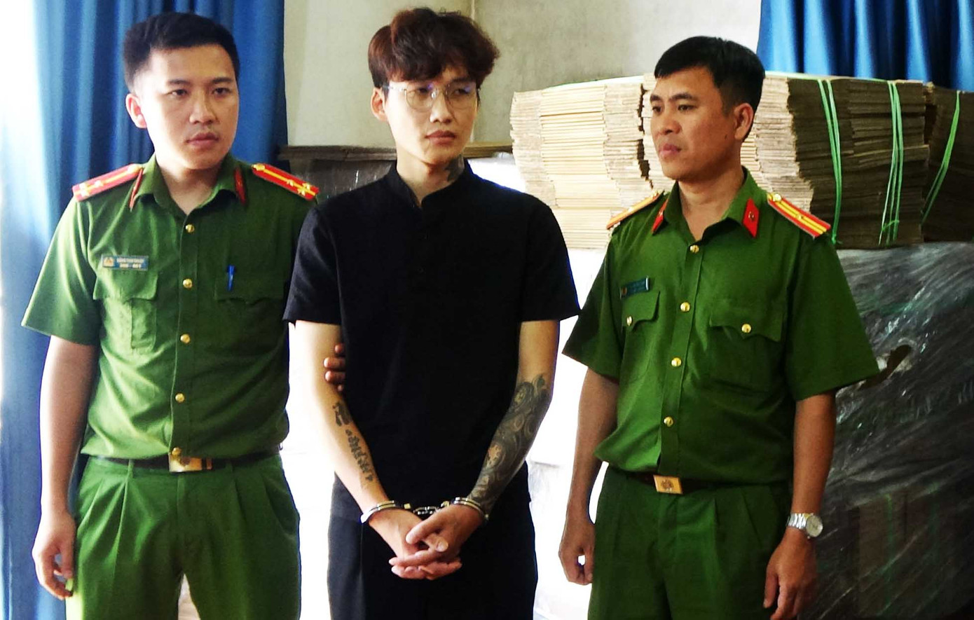 Đối tượng Nguyễn Sơn Trung bị bắt tạm giam Đối tượng Nguyễn Sơn Trung bị bắt tạm giam