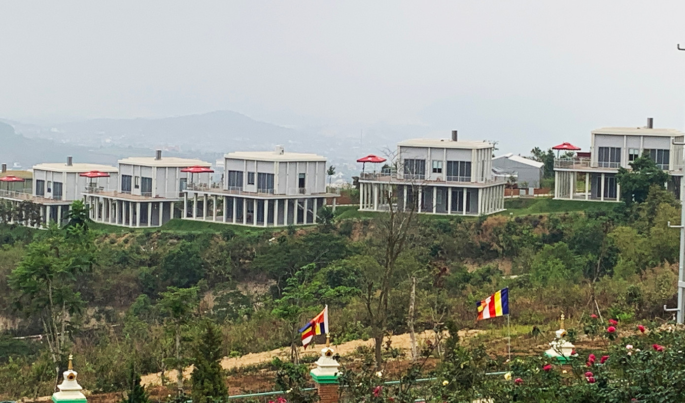 Một trong những khu lưu trú, nghỉ dưỡng được xây dựng tại Satem Hills Đà Lạt.