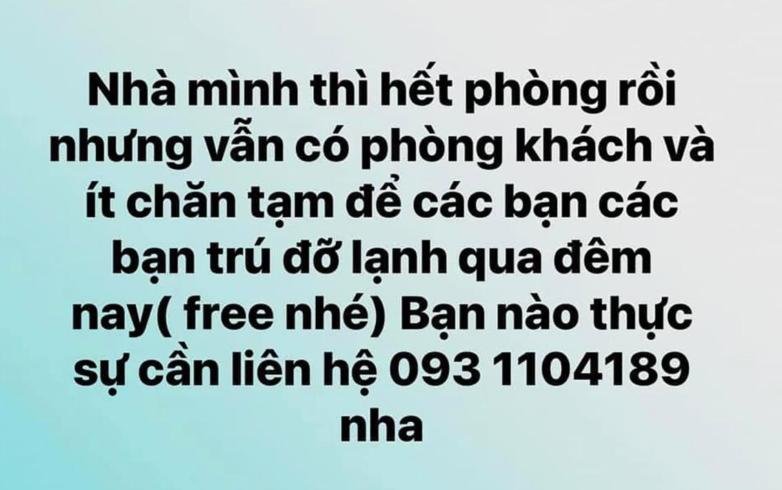 Người Đà Lạt đăng thông tin trên mạng xã hội mời du khách đến ở trọ miễn phí Người Đà Lạt đăng thông tin trên mạng xã hội mời du khách đến ở trọ miễn phí