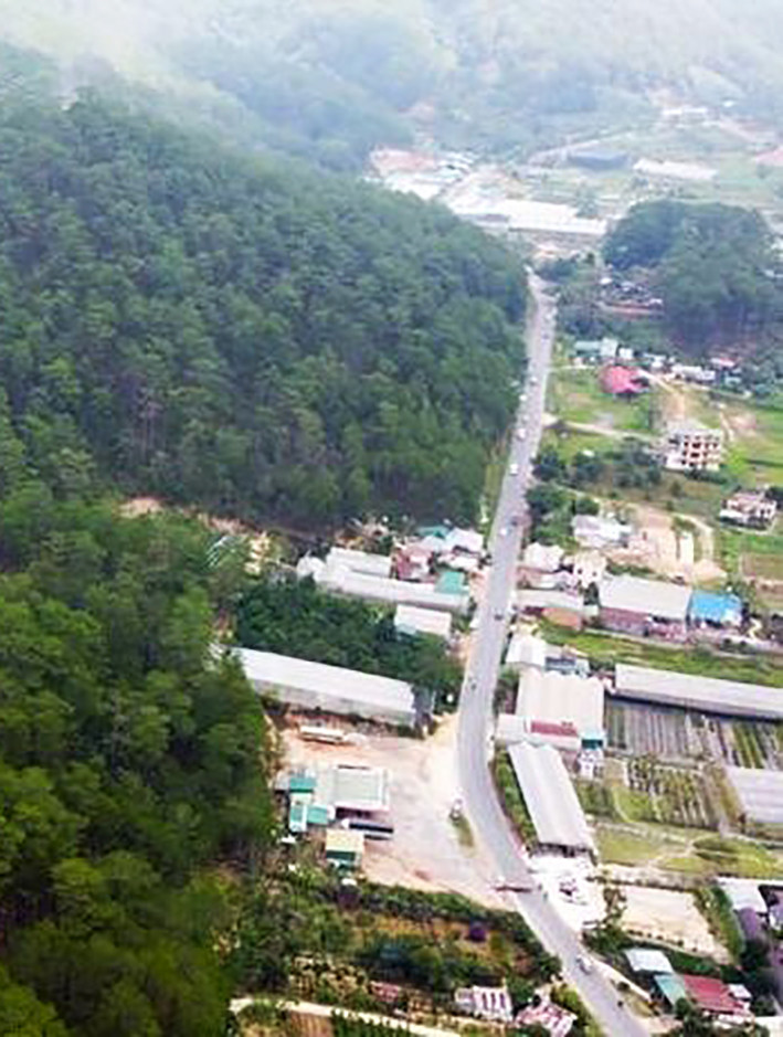 Đèo Mimosa đang được cải tạo Đèo Mimosa đang được cải tạo