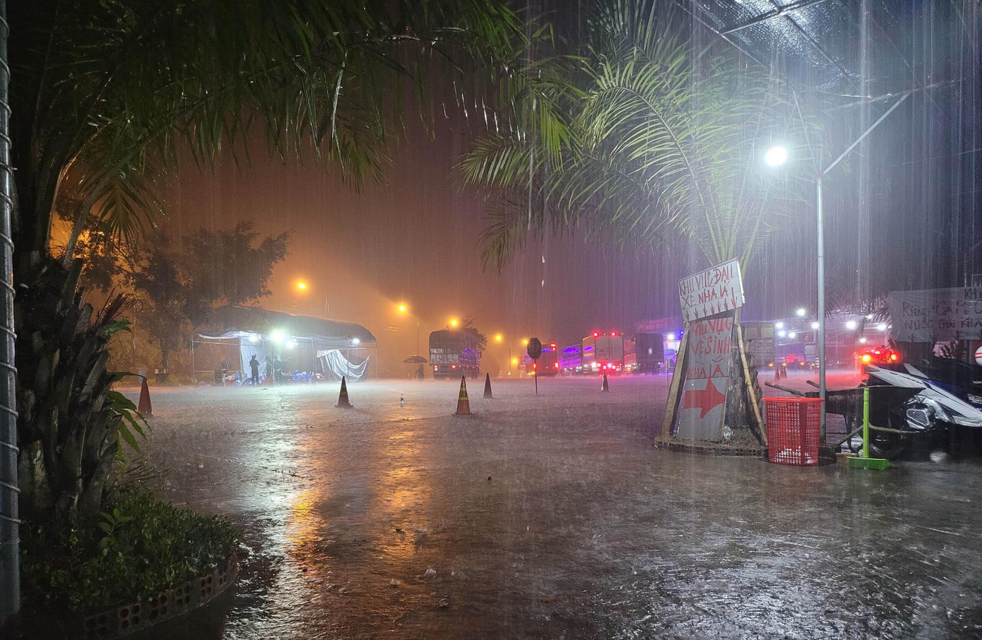 Mùa này thường xuyên xảy ra mưa lớn ở khu vực chốt đèo Chuối Mùa này thường xuyên xảy ra mưa lớn ở khu vực chốt đèo Chuối