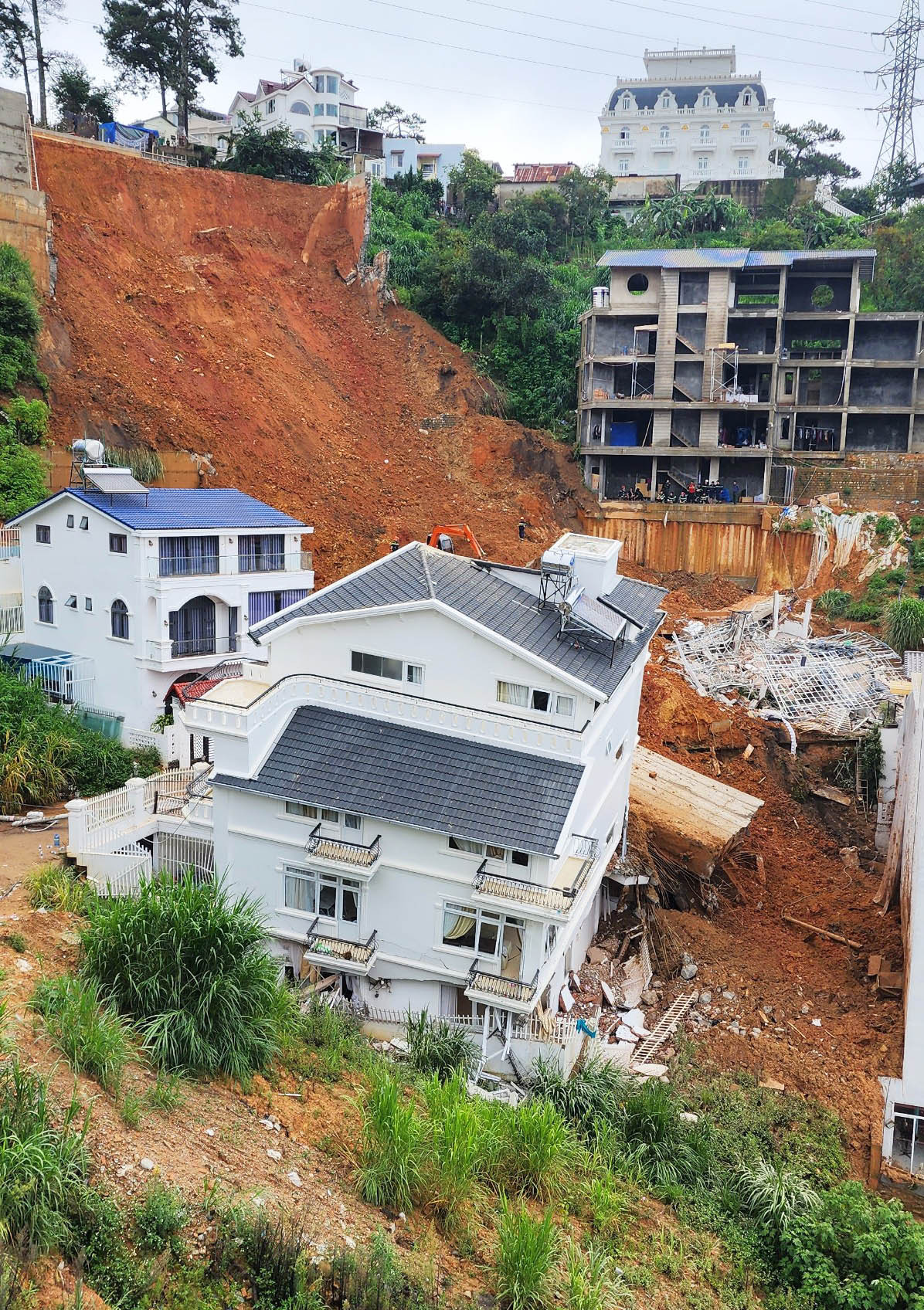 Khu vực có người bị vùi lấp Khu vực có người bị vùi lấp