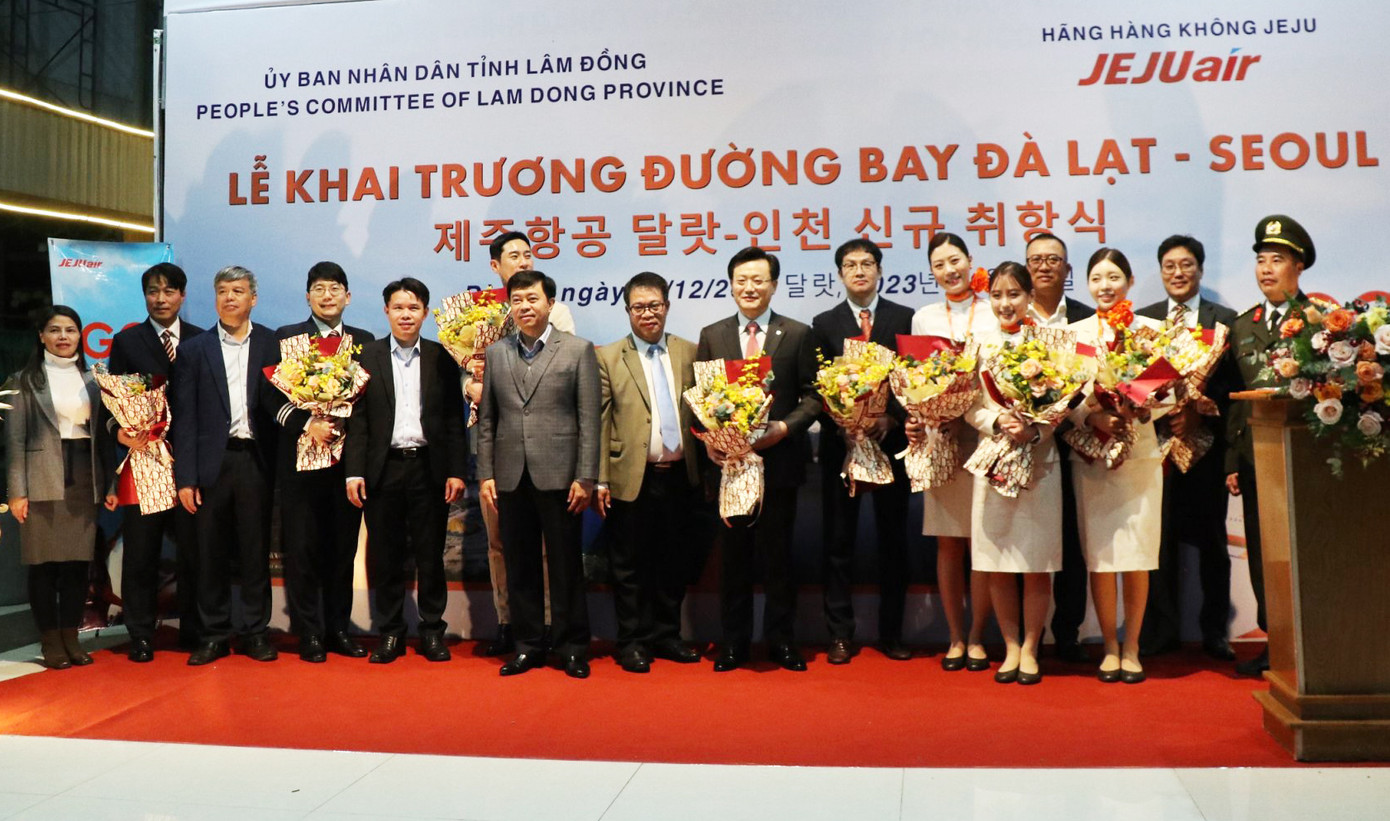 Lễ khai trương đường bay mới Seoul - Đà Lạt