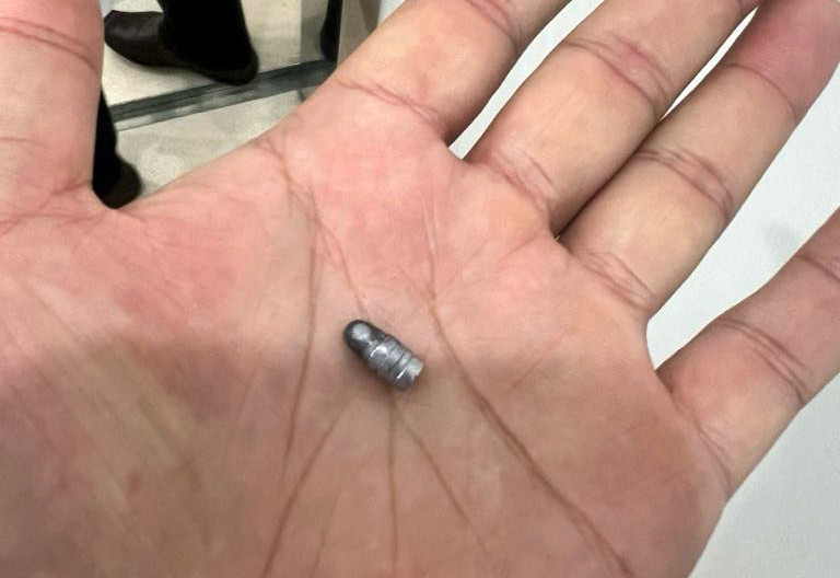 Viên đạn chì được tìm thấy tại hiện trường