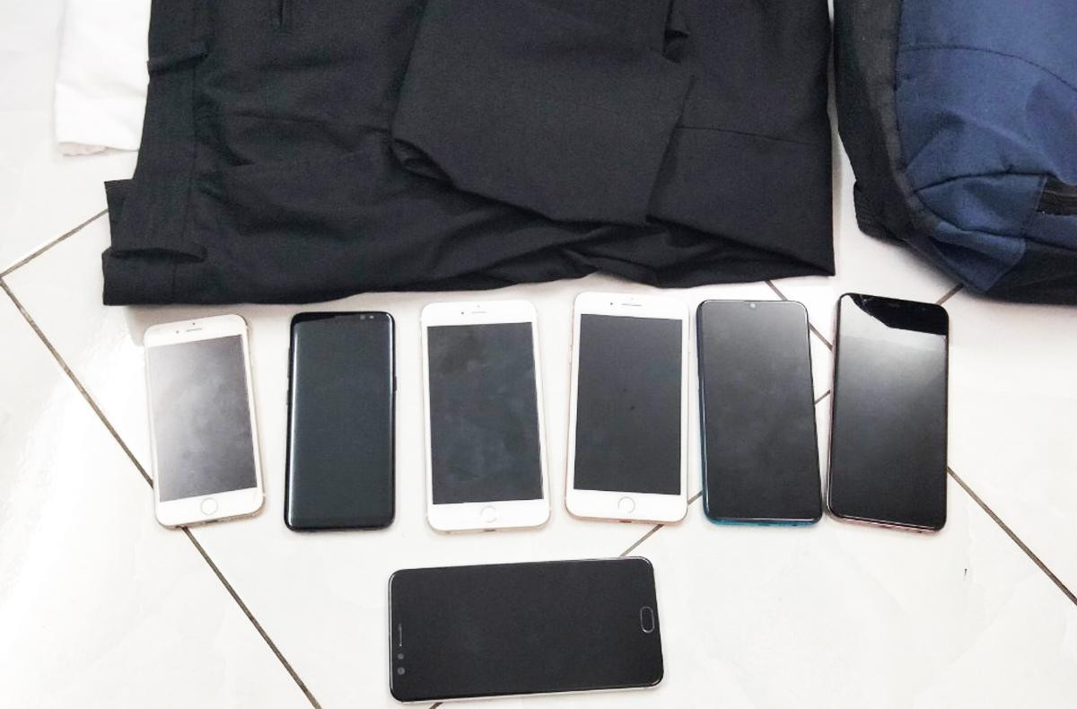 Một số tang vật của vụ trộm