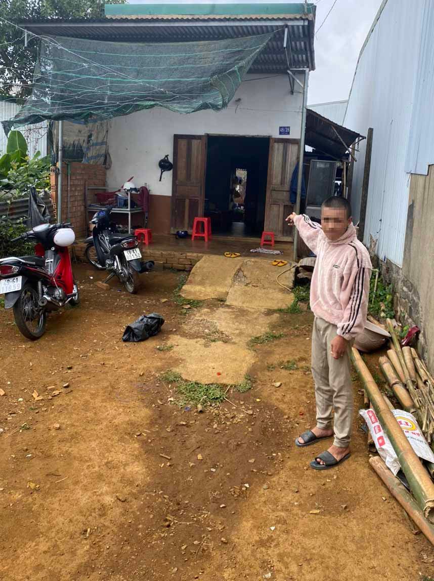 N.K.H được xác định đã dùng hung khí chém K.