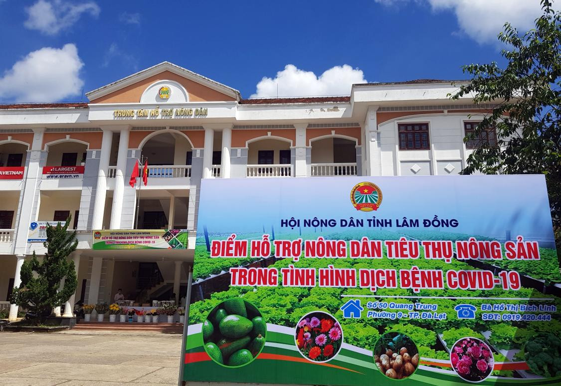 Điểm hỗ trợ nông dân tiêu thụ nông sản Điểm hỗ trợ nông dân tiêu thụ nông sản