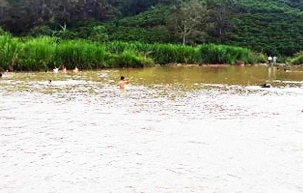 Đoạn sông thuộc huyện Đam Rông