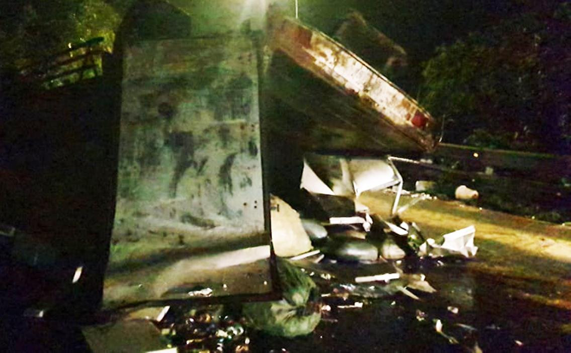 Hiện trường vụ tai nạn