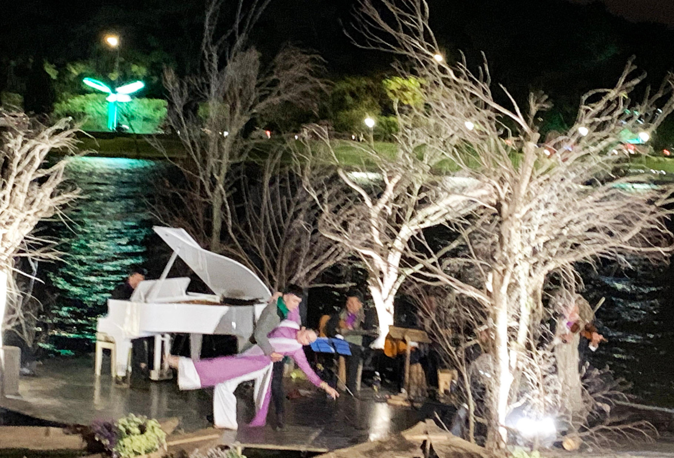 Khung cảnh lãng mạn của chương trình nghệ thuật Hẹn nhau Đà Lạt mùa đông.