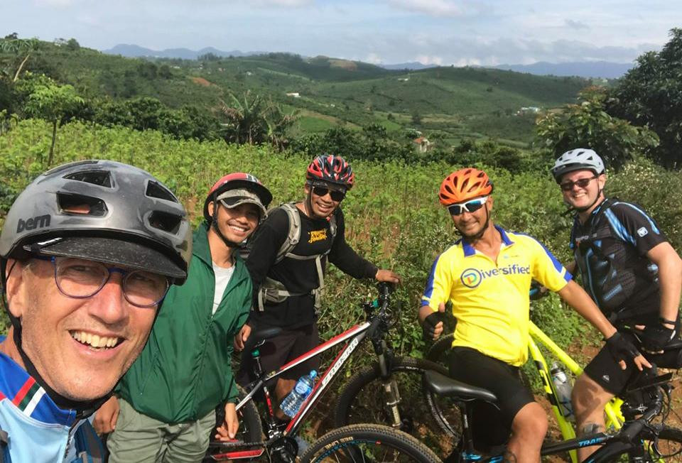 Chinh phục núi đồi ở Lâm Đồng bằng xe đạp. Ảnh trên Fanpage của Mull K'Vang