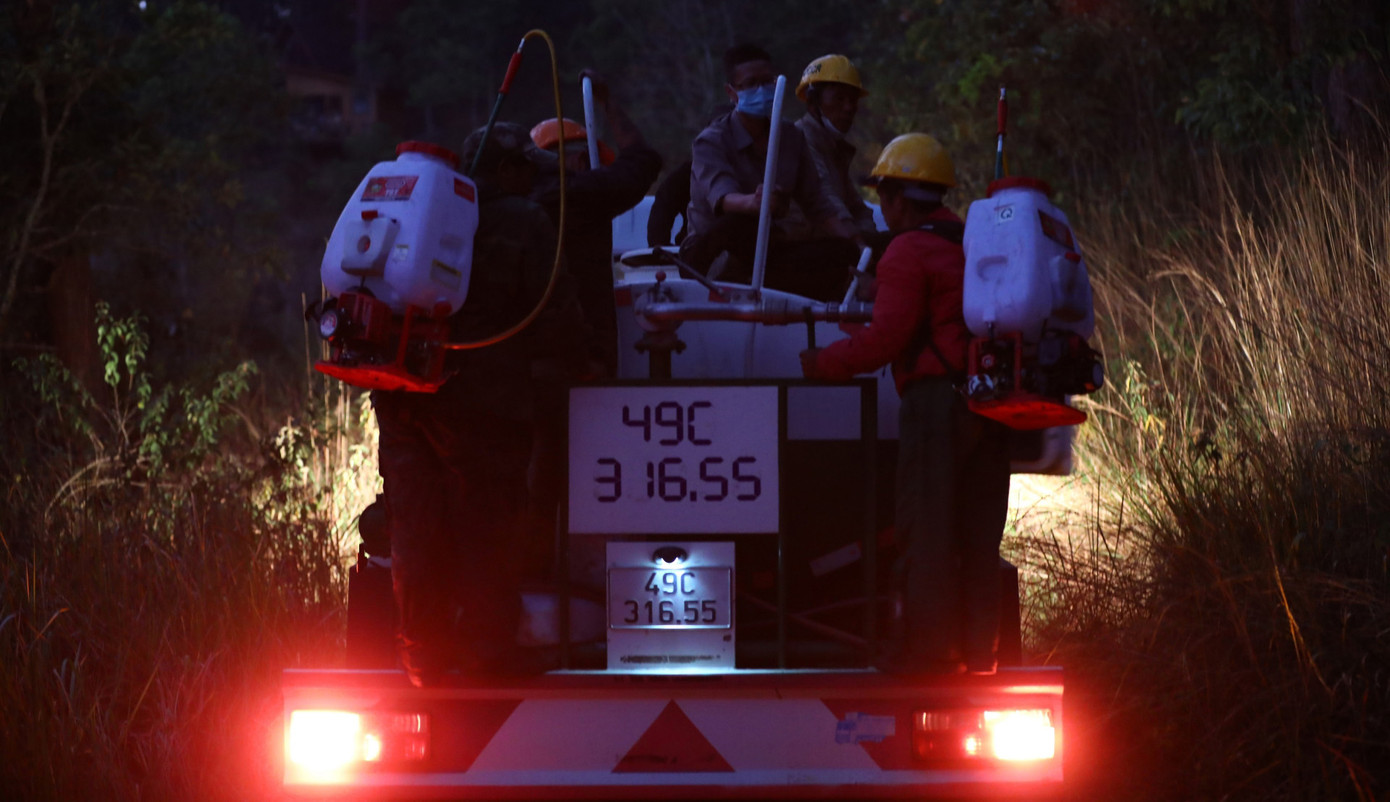 Đến tối 25/2, đám cháy rừng được dập tắt hoàn toàn