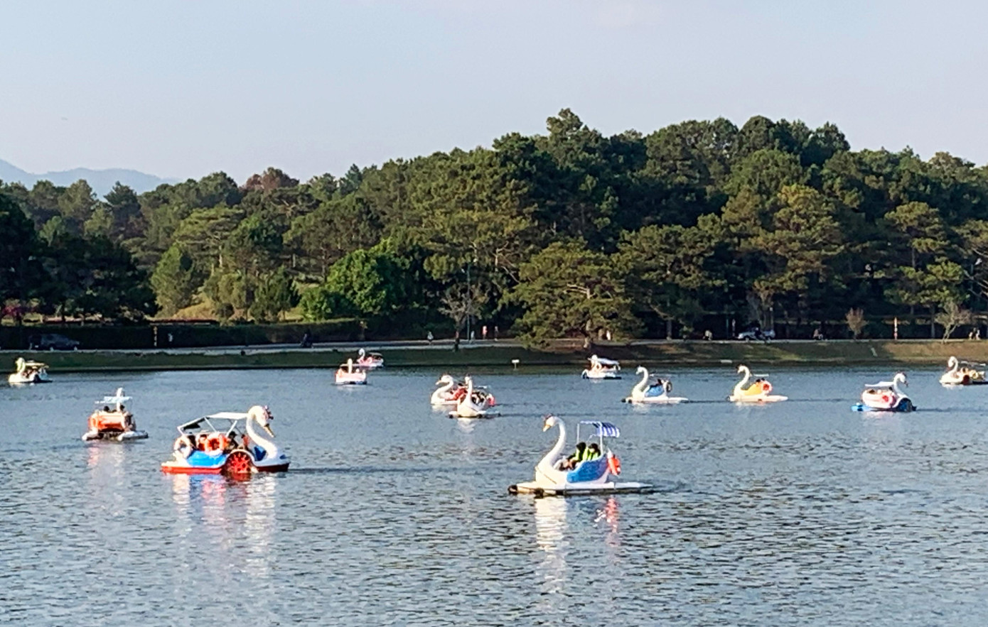 Hồ Xuân Hương là điểm đến ưa thích của du khách