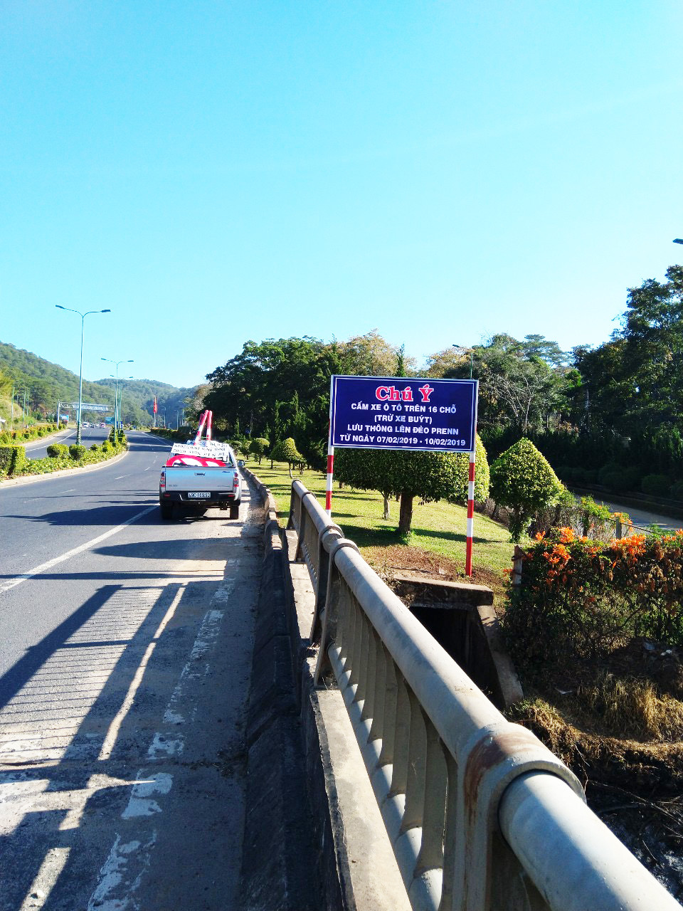Vào những dịp lễ Tết, Đà Lạt cấm xe ô tô từ 16 chỗ trở lên lưu thông trên đèo Prenn