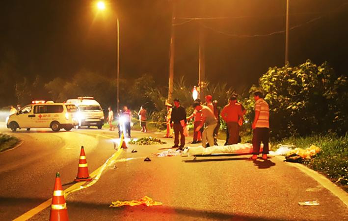 Hiện trường vụ tai nạn