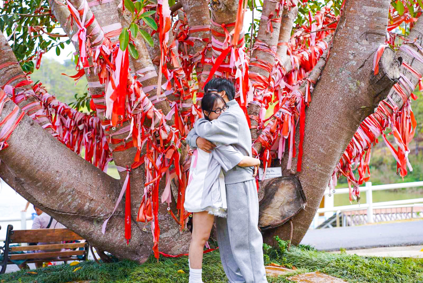 Ước nguyện bên cây tình nhân tại Thung lũng tình yêu