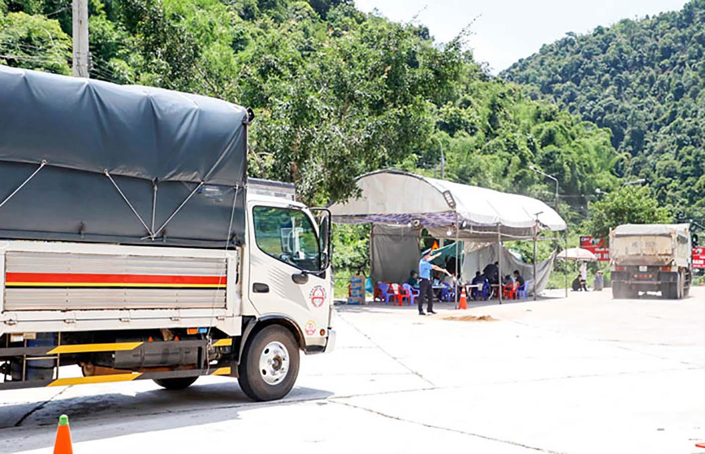 Chốt kiểm dịch vùng giáp ranh Lâm Đồng với Đồng Nai