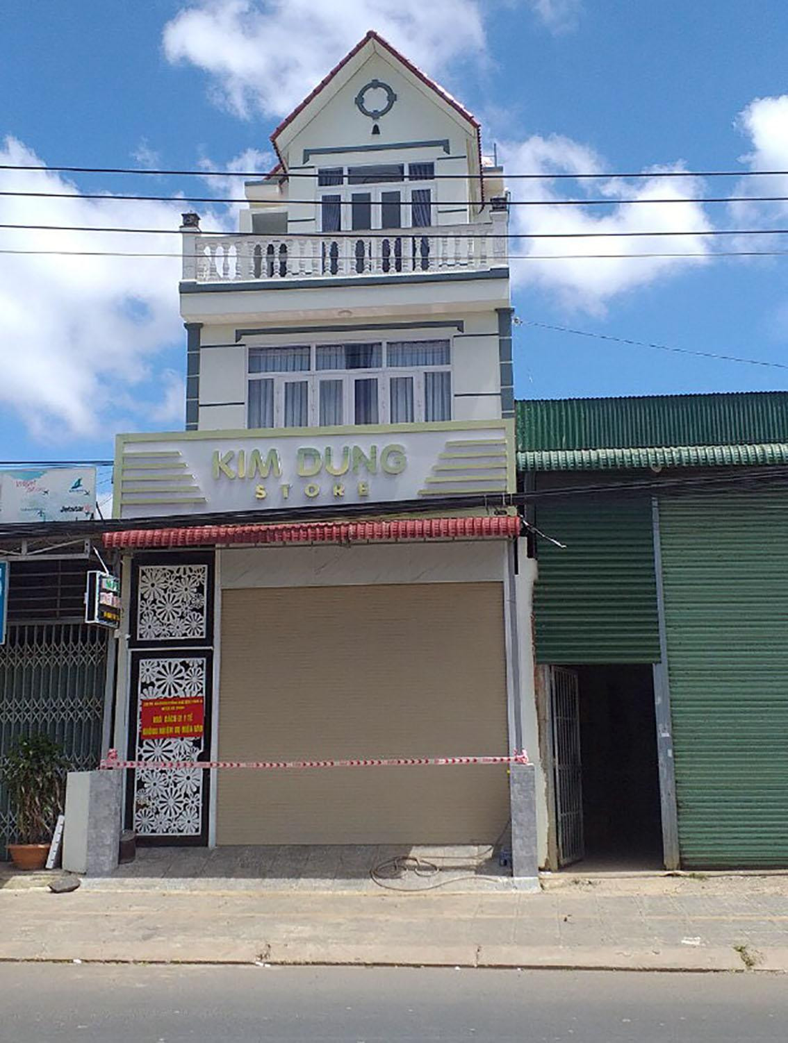 Điểm tập kết giao hàng hóa ở Thạnh Mỹ