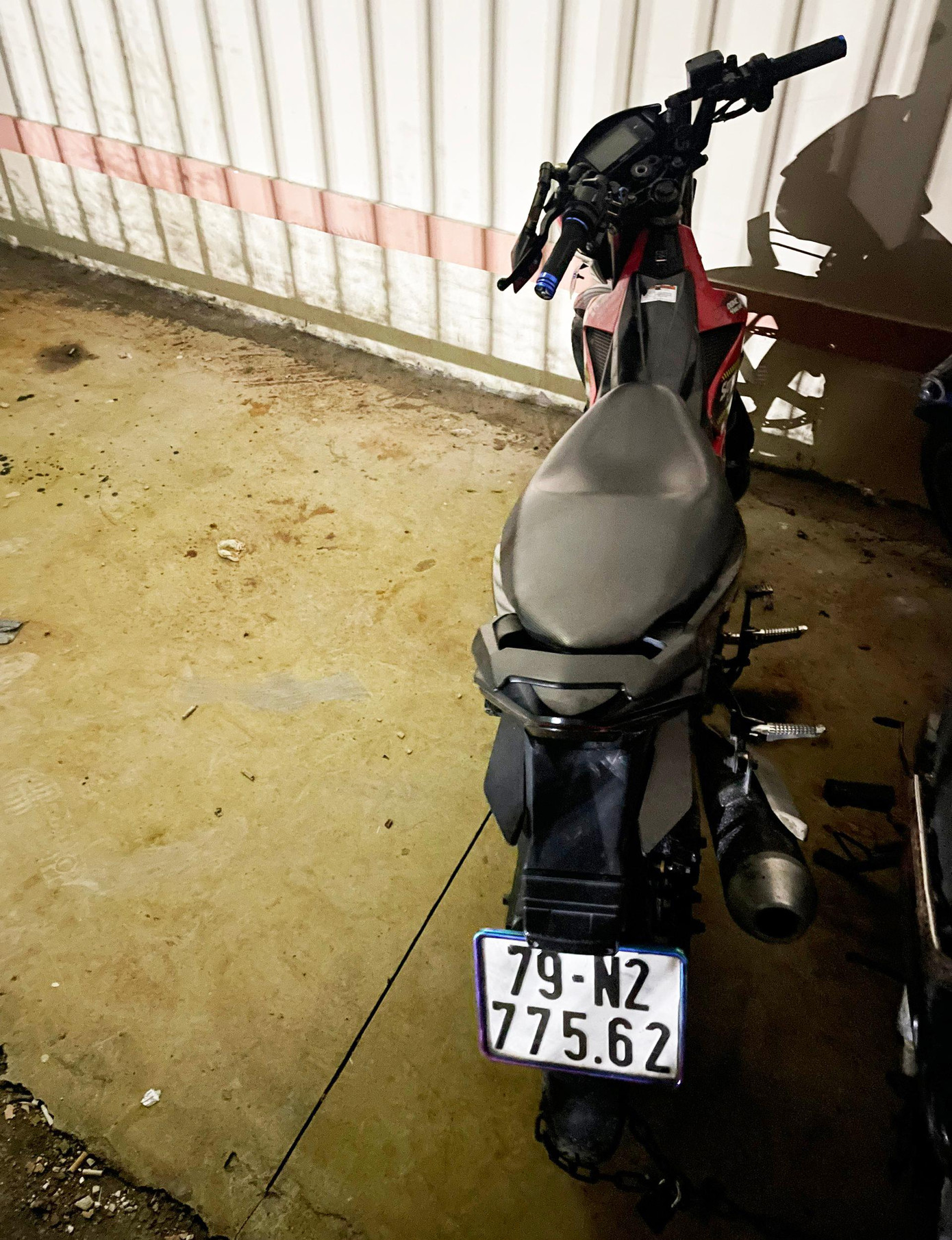 Chiếc xe Duy sử dụng khi đào tẩu