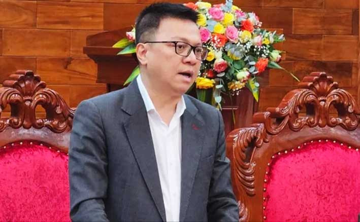 Nhà báo Lê Quốc Minh, Tổng Biên tập báo Nhân Dân phát biểu tại cuộc họp mặt Nhà báo Lê Quốc Minh, Tổng Biên tập báo Nhân Dân phát biểu tại cuộc họp mặt